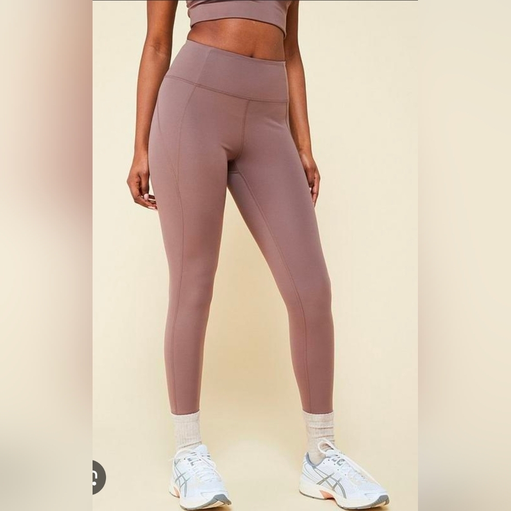 Girlfriend Collective Compressive High-Rise Rosebud Pink Leggings Sz M